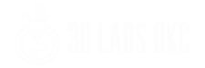 3d labs okc llc logo white